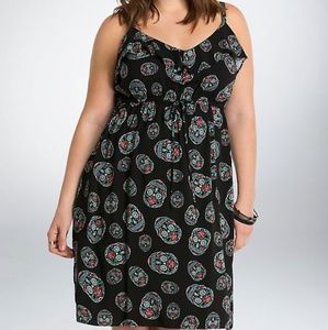 Torrid Sugar Skull Challis Sundress